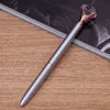 bolígrafo colores Creative Carat Big Diamonds Metal Pens Gem Crystal Bolígrafo Papelería