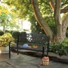 USA Stock 50 "Outdoor Welcome Backlester Cast Iron Bench A43 A41294N