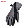 Bondun Ski Handschoenen Waterdicht met Touchscreen Functie Snowboard Thermische Warme Sneeuwscooter Sneeuw Mannen Dames 220112
