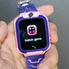 Q12 Bracciale per orologio intelligente per bambini LBS Smartwatch situato con fotocamera per chiamata con quadrante, scatola per vendita al dettaglio impermeabile per bambini, per uso interno ed esterno