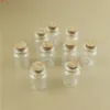 100 pcs/Lot 5 ml 22*30mm bouteilles en verre de stockage avec bouchon en liège artisanat bocaux Mini Transparent vide cadeau de haute qualité