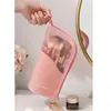 Bolsa de cosméticos de tela plegable, bolsa de pinceles de maquillaje, organizador de maquillaje a prueba de agua, estuche de almacenamiento de pinceles de belleza para mujer Y200714