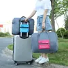 Högkapacitets luftfartygs arrangör resväska Kvinnors vikbara helgväska Personlig kläder bagagepåse rese tillbehör