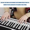 49 chaves flexíveis piano sintetizador mão enrolar portátil USB teclado macio midi construir no alto-falante instrumento musical eletrônico
