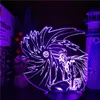 漂白紅usaki ban kai 3d lamp led led nightlight light lampara for home decorテーブルランプ235q