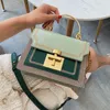 Designer-Femmes Crossbody Sacs fourre-tout pour les femmes Mode Couleurs contrastées Chaîne Sac à bandoulière Femme Mode Petits sacs à main