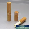 Ücretsiz kargo 15 adet 3 ml boş ruj tüp bambu dudak balsamı tüp konteyner küçük kozmetik ruj parlak alt şişeleme