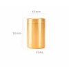 Mini Aluminum Jar Tea Tin Box Small Cylinder Sealed Cans Portable Travel Sealed Tea Bags Coffee Tea Tin Container Storage Box KKB3490