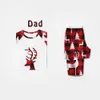 Outfits Christmas Family Matching Dad Mom Daughter Son Couple Pajamas Set Deer Family Look Nightwear Outerwear Mommy And Me Pyjamas Set LJ