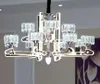 Nieuwe Light Luxe Crystal Kroonluchter Modieuze Acryl Lamp Arm Lichtgevende Hanglampen Woonkamer Slaapkamer Dineren Hanglampen