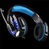 Ny billig Kotion Varje G9000 Gaming Headset Headphone 3.5mm Stereo Jack med MIC LED Light för PS4 / Tablet / Laptop / Cell Phone DHL