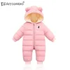 ولد بذلة أزياء الشتاء الطفل ملابس الأطفال هوديس وزرة الفتيان snowsuit الثلوج ارتداء فتاة معاطف الأطفال الزي 0-2Y 211229