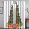 Tamanho personalizado Blackout de luxo 3d cortinas para sala de estar preto cortinas de Natal Cortinas de personalidade