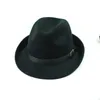 トリルビーの帽子の男は、ベルトの大人の冬のクラシックジャズハットミディアム幅gorra hombre womanヴィンテージスタイリッシュファッション74027341357292でフェドーラを感じました。