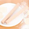 Wooden Rolling Pin for Baking Pizza Making Beech Wood Professional Dough Pasta Cookies Rolling Pins Multi-size