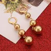 3 pièces perles boule boucles d'oreilles pendentif amour chanceux lustre boucles d'oreilles pour femmes hommes bijoux cadeaux