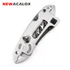 Newacalox Multifunktion Zange Survival Multi Hand Werkzeuge Mini Schraubendreher Set Verstellbarer Schraubenschlüssel Kieferschlüssel Taschenmesser Reparatur Y200321