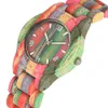 Femmes Quartz Bamboo Watches Wooden Watch for Women Lames039 Montre le bracelet naturel fait à la main analogique de luxe analogique Wristwatch 2012154058848