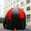 Capacete inflável preto do balão do capacete de futebol do gigante de Szie personalizado para o jogo do esporte do túnel do jogo do futebol