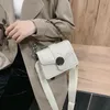 PU lederen schouder crossbody tassen voor vrouwen merkontwerper dame solide kleur mode eenvoudige kleine handtas