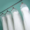Long 180cm Transparent Soft Tulle Dust Cover for Home Clothes Wedding Dress Garment Bridal Gown Protector Mesh Yarn