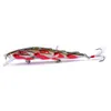 11,5cm 15g Minnow Hook iscas duras iscas 6# ganchos agudos 5 cores equipamento de pesca plástico misto F-35