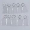 Acrylic Plastic Blank Keyrings Insert Passport Photo Frame Keychain Picture Frame Keyrings Party Gift RRA12431