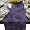 Beauté Haunted Mansion Table Runners Décoration de table moderne Halloween Dîner Vacances Fête de mariage Ghost Face Table Runner Y200421