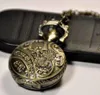 Étudiants cadeau nouvelle série creuse montre de poche 27mm collier bijoux vintage en gros mode montre de mode version coréenne chandail chaîne