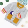 Autumn Toddler Boys Girl Clothes Kids Long Sleeve Cartoon Cardigan Coat born Baby Boys Girl Cardigan Sweater LJ201128