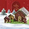 Stampi da forno SILIKOLOVE 2 pezzi/set Natale 3D Casa di pan di zenzero Stampo in silicone Stampo per torta al cioccolato fai-da-te Biscotti Biscotti Strumenti per teglie