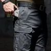 IX5 Calças táticas de carga masculina Casual Pants Combate Swat Exército Trabalho militar ativo Algodão calça masculina Mens 201128