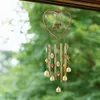 1pc hjärta elefant dröm catcher metall vind chime tube bell pendant hem gård trädgård dekoration hängande ornament hantverk