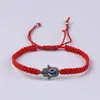 Pulsera de tejido a mano Lucky Kabbalah Red String Hilo Hamsa Pulseras azul turco malvado ojo encanto joyería fatima amistad