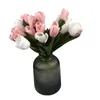 Kunstmatige tulpenbloemen Mini Fakes Tulp bloem bruiloft Banquet Bridal Home Decor Valentijnsdag 20220223 Q2