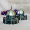 Ermakova Retro bronsmetall Dome of the Rock Figurine Staty Mosque Byggnadsmodell Vintage Hem Skrivbord Dekoration Present T200703