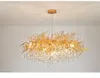Nordic LED Luxury Chandelier Lighting Living Room LOFT Restaurant Kitchen Crystal Hanging Lamps Hotel Ceiling Chandeliers Lamp