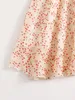 Girls Ditsy Floral Shirred Swing Dress SHE