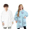 Designers Vêtements Enfants Filles Garçons Hiver Vêtements chauds Pyjamas Enfants Couverture Sweats à capuche confortable pour le repos à la maison