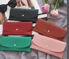 Wholesale fashion woman long wallet lady multicolor designer coin purse Card holder women brown classic zipper pocket clutch with box have code