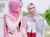 Femmes plaine bulle en mousseline de soie écharpe hijab wrap couleur unie châles bandeau musulman hijabs foulards/écharpe 78 couleurs DB344