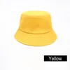 100% cotone pieghevole cappello da pescatore adulto uomo donna estate ripiegabile spiaggia tesa cappelli da pesca berretto da sole nero rosa beige giallo viola rosso bianco