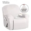 Suede All-Inclusive Recliner Chair Cover Stretch Chair Watertproof Non-Slip Slipcover Dammtät massage Soffa Stolstolskydd 2250T