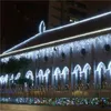 3-30M Natale Tenda Ghiacciolo LED String Light US EU Plug Indoor Outdoor Xmas Party Garden Stage Ghirlanda Fata Luce decorativa 201203