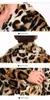 2020 New Fashion Men Leopard Fur Long Coat Turn-down Collar Trends Faux Fur Leather Jacket Mens Loose Warm Overcoat