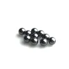 4mm 6mm Silicon Carbide Terp Pearls Ball Insert with Black Ceramics SIC Terp Top Pearl for Glass Smoking Quartz Banger Nail