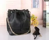 2021 Diseñador Crossbody Bag Monederos Moda Lady's Pequeño Un Hombro Diagonal Bolsa de Cuero Bolsa de Cubo Diseñador Bao Tide Baitao Negro YLF