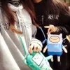 ins quente Finn Jake figura crossbody swag rap pelúcia moeda telefone anime advanture robert bmo saco brinquedos para crianças 201117