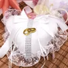 27x30cm bruiloft kanten hart bruidsringboxen bruid en bruidegom ringkussen houder houder trouwring accessoires decor benodigdheden 200929