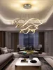 Lustres LED Ceiling Chandelier light lamp For LivingRoom Bedroom modern Large Lighting Fixtures AC85-260V Gold